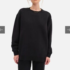 MATE The Label Organic Fleece Oversized Sweatshirt